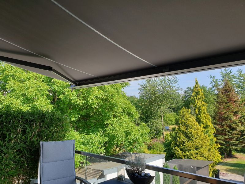 Retractable Fabric Awnings